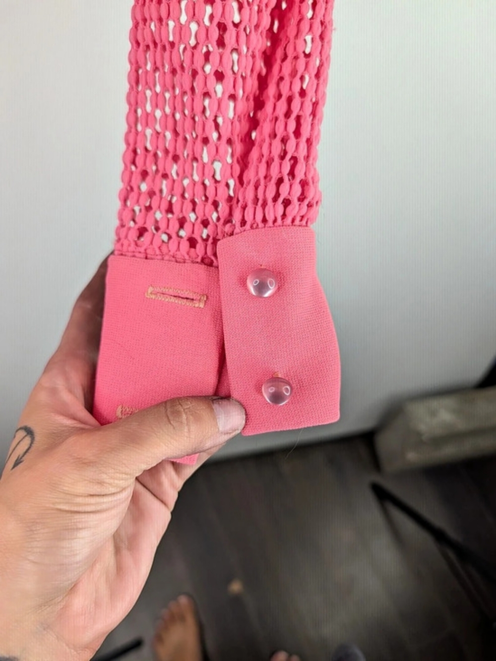 Pink Knit Jacket - Picture 5 of 6